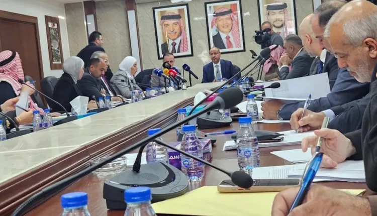 وزيرة التنمية الاجتماعية خلال اجتماعها مع اللجنة المالية النيابية